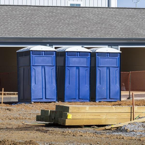 Heavy-duty construction site porta potty in Warrensburg, Missouri