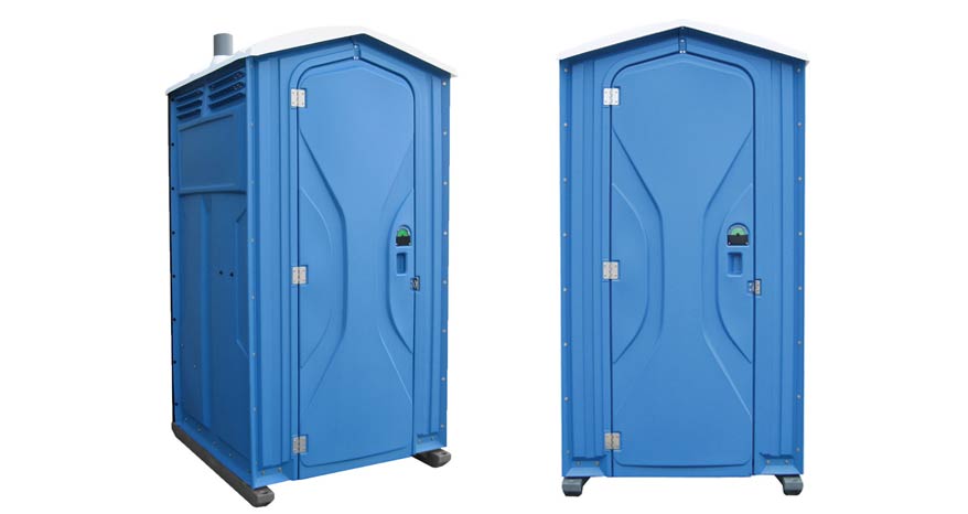 Long-term porta potty units on site in Warrensburg, Missouri